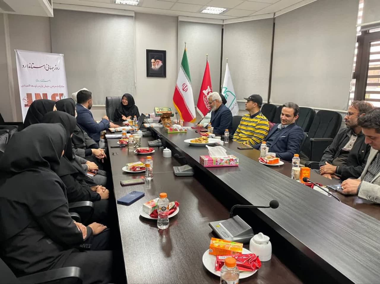 برگزاری نشست خبری با رئیس شورای امر به معروف و نهی از منکر اداره کل استاندارد
